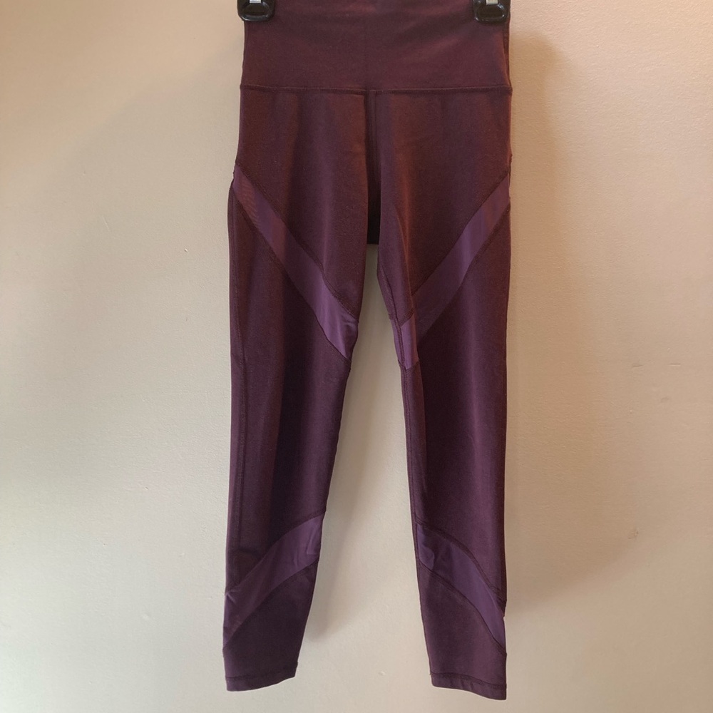 Aerie Chill. Play. Move Purple High-Waisted Leggings
